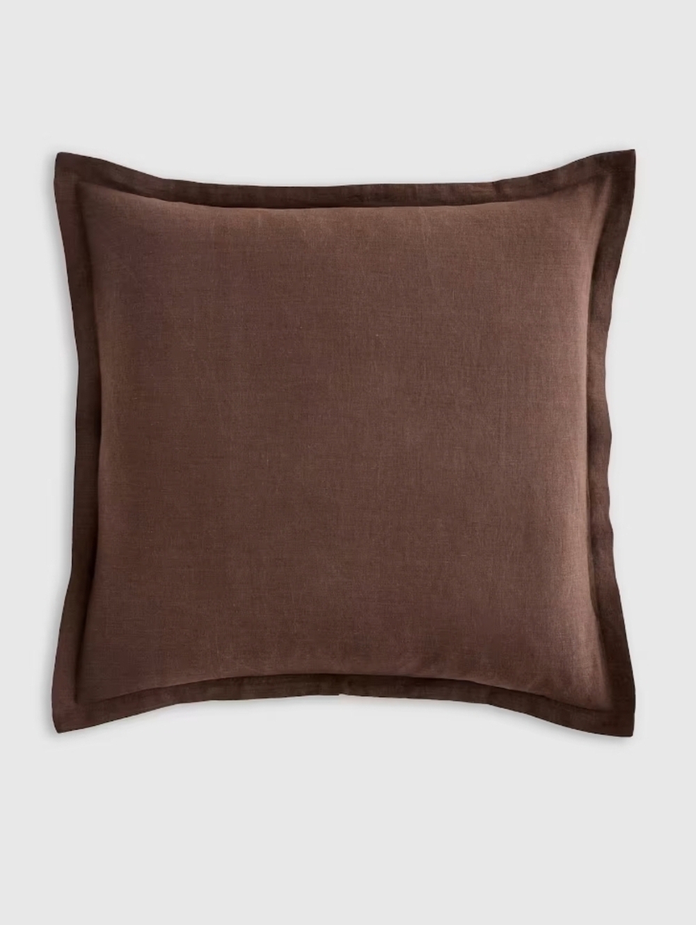 Quince European Linen Euro Sham - Espresso